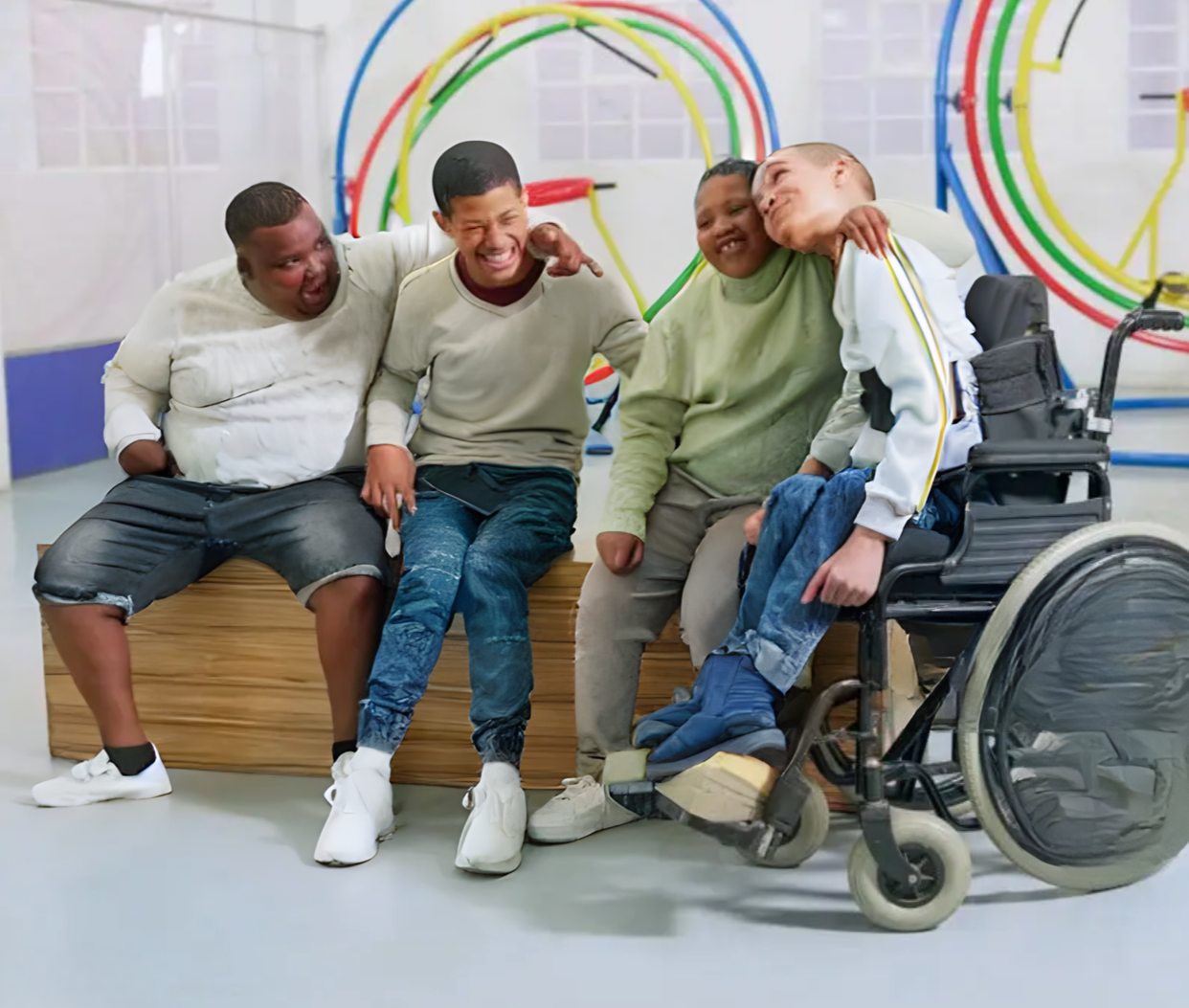 happy clients disability program -